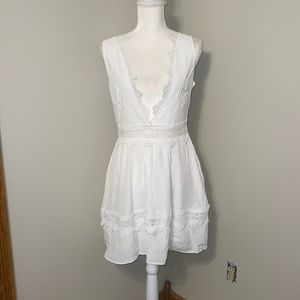 White lace dress